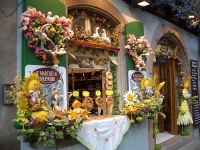 Osterdekoration in Riquewihr