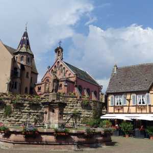 Brunnen in Eguisheim