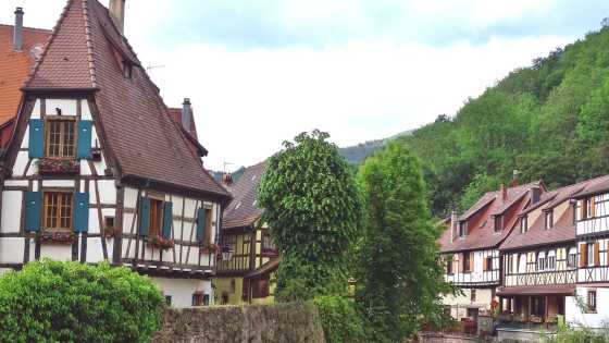 Blick von der Weiß-Brücke in Kaysersberg