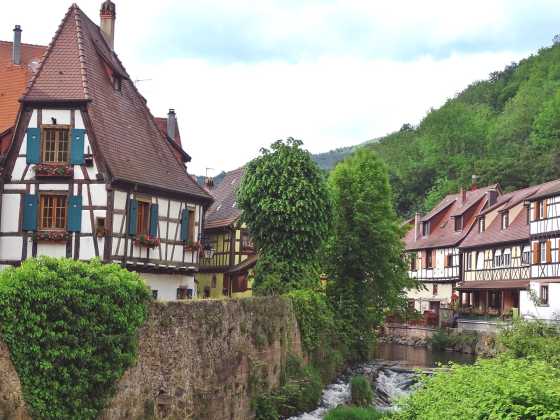 Blick von der Weiß-Brücke in Kaysersberg
